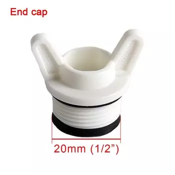 ПPR фитинг заглушка с бабочкой 1/2" 3/4" 1"