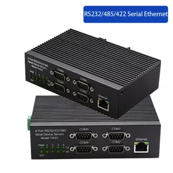 Преобразователь последовательного сервера в Ethernet промышленного класса, переходник интернет-разветвитель, коммутатор Ethernet, переходник рельсового типа RJ45 LAN