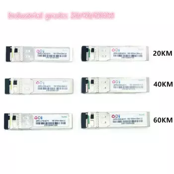 Приёмопередатчик типа SFP 10G LC 20/40/60 км 1270nm/1330nm оптический модульный SFP приемопередатчик промышленного класса от-40 до 85 совместим с Mikrotik Cisco