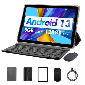 PRITOM TAB11 планшет на Android 14, экран 10 дюймов, 8 ГБ + 128 ГБ