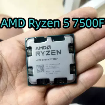 Процессор AMD Ryzen 5 7500F R5 7500F 3,7 ГГц 6-ядерный 12-поточный процессор 5 нм L3 = 32M 100-000000597 разъем AM5