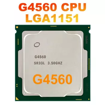 Процессор G4560, 3 МБ, 3,50 ГГц, LGA1151 двухъядерный процессор для настольного ПК, процессор для B250 B250C, материнская плата для майнинга Pentium