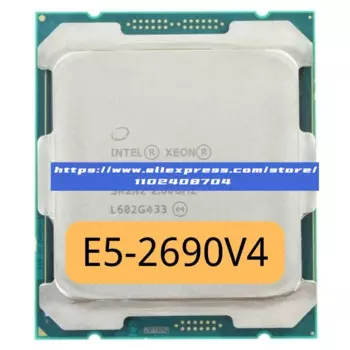 Процессор Intel Xeon E5 2690 V4, процессор E5 2690V4 2,6 ГГц, четырнадцать нуклей 35M 135 Вт 14 нм LGA 2011-3