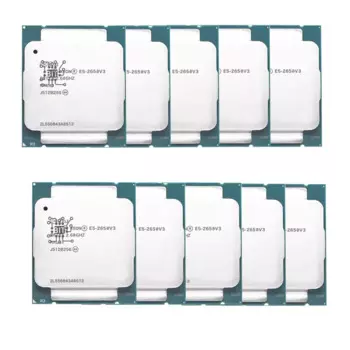 Процессор Xeon E5 2650 V3 SR1YA, 10 ядер, 2,3 ГГц, 105 Вт, разъем LGA 2011-3, ЦП E5 2650V 3, 10 шт.