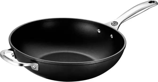 Прочная антипригарная сковорода Le Creuset PRO для приготовления сковороды, 12 дюймов