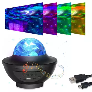 Проектор Galaxy Star для спальни, гостиной, рождественские подарки, поддержка домашнего кинотеатра, USB-проигрыватель, проектор Galaxy Light
