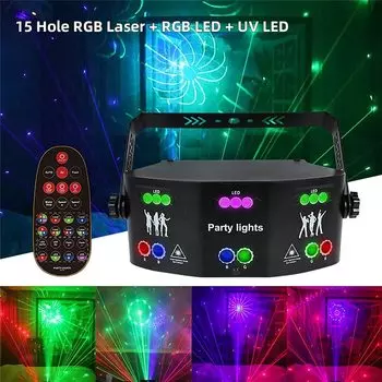 Проектор световых эффектов Alien 15 EYE RGB