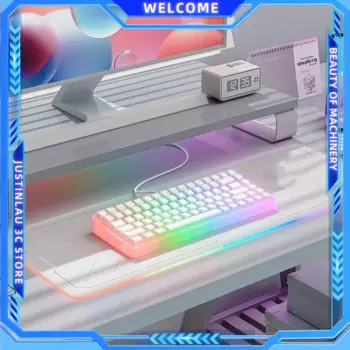 Профессиональная игровая механическая клавиатура, проводная USB клавиатура с RGB-подсветкой, матовые колпачки клавиш, игровые клавиатуры с 84 клавишами, 1 шт.