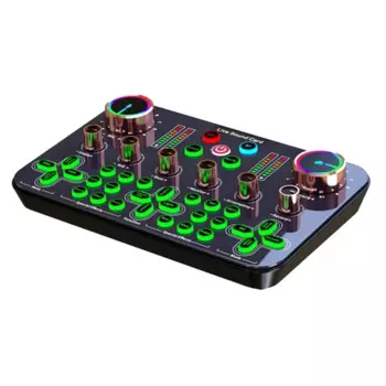 Профессиональная звуковая карта K600, оборудование для прямой трансляции, комплект аксессуаров, звуковая карта, миксер, мобильный телефон компьютер, универсальный