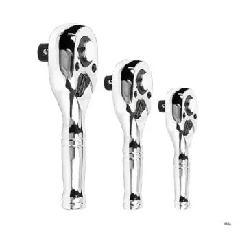 Профессиональный двусторонний трещоточный ключ Stubbys, 72 зубца, 1/4 дюйма, 3/8 дюйма, дюйма