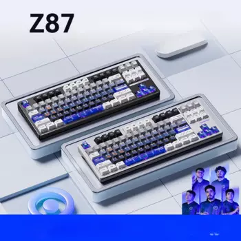 Прокладка ATK Z87, механическая клавиатура, 3 режима, RGB, печатная плата с возможностью горячей замены, металлический верхний корпус