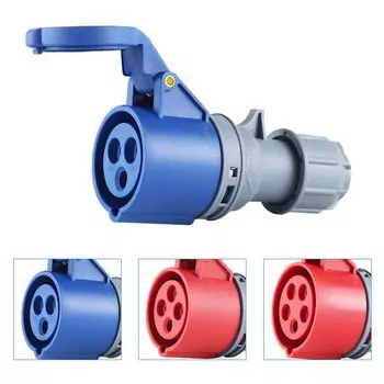 Промышленные вилки и розетки CHTAIXI IP44 16А 3P 4P 5P