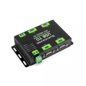 Промышленный изолированный преобразователь USB в 4-канальный RS232, оригинальный чип FT4232HL forMac / Linux / Android / Windows