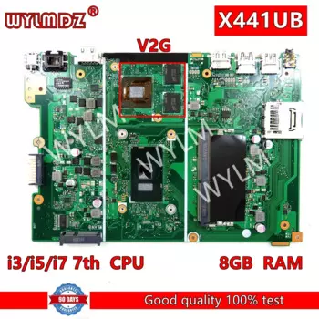 Протестированная материнская плата для ноутбука X441UB i3/i5/i7-7th CPU 8GB RAM Материнская плата Asus X441U X441UB X441UV