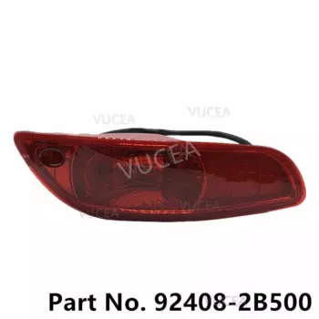 Противотуманная фара для левого заднего бампера, задняя фара для Hyundai Santa Fe 2010 2011 2012, противотуманная фара для заднего бампера 924082B500 92408-2B500