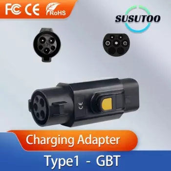 Противоугонный 32A 220V AC 7.4KW EV адаптер типа 1 к GBT штепсельной вилке для телефона с замком