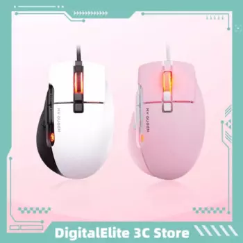 Проводная игровая мышь для киберспорта Dimof520, 16000dpi, Usb-интерфейс, макро разрешение, монохромная, игровая оптическая мышь для компьютера