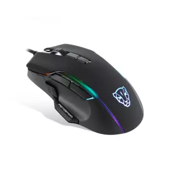 Проводная игровая мышь MOTOSPEED V90, 500-5000DPI RGB подсветка PMW3325, 9 клавиш, геймерская мышь для настольного компьютера