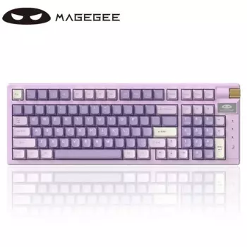 Проводная клавиатура MageGee MK98, регулируемая клавиатура с тремя режимами, 98 клавиш, популярная клавиатура, прокладка, Беспроводная Bluetooth клавиатура, Киберспорт, детский