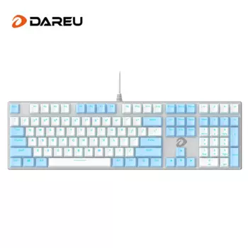 Проводная Механическая игровая клавиатура DAREU EK815, N-key Rollover, 108 клавиш, одинарная стандартная игровая клавиатура для Mac, Windows