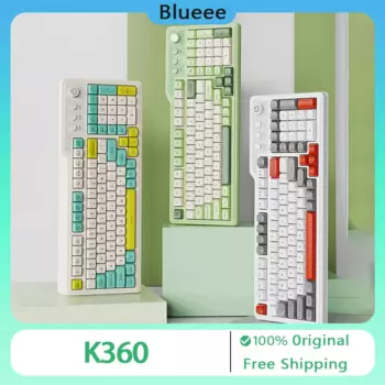 Проводная Механическая клавиатура K360, Игровая USB клавиатура для киберспорта, бесшумная клавиатура для настольного компьютера, офиса, ноутбука, эргономичная компьютерная периферийная клавиатура