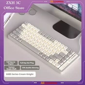 Проводная Механическая Usb клавиатура Gk85, бесшовная, эргономичная, игровая, конкурентоспособная, для дома и офиса, периферийное оборудование для набора текста