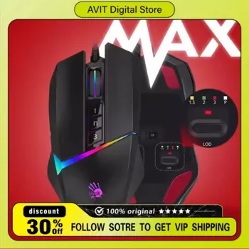 Проводная мышь V8M Max A4tech Bloody Gaming для соревнований по киберспорта, мышь для программирования макросов Csgo, эргономичные аксессуары для ноутбуков для геймеров