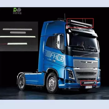 Прожектор 1/14 для Volvo для Tamiya FH16XL 750 4X2 дистанционное управление головка трактора 56375 RC самосвал трейлер Tig прожектор