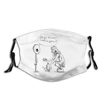 Прозрачная маска с фильтром из активированного угля R251 Humor Graphic R251