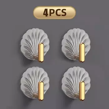 Прозрачные акриловые крючки 4 шт.