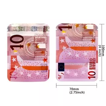 Прозрачные пакеты для банкнот PBAG EURO