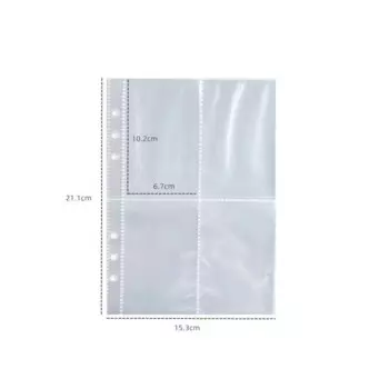 Прозрачные папки для файлов A5/A6/A7 (10 шт.)