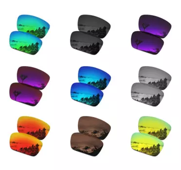 Прямая поставка, Сменные поляризованные линзы SmartVLT для солнечных очков Oakley с топливной батареей OO9096 - 60 мм, несколько пар в упаковке