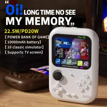 PS16A 2023 Новая супер быстрая зарядка игровая консоль power banhandheld игровая консоль 10000 мАч емкость 3,2 дюймов мягкая фотография