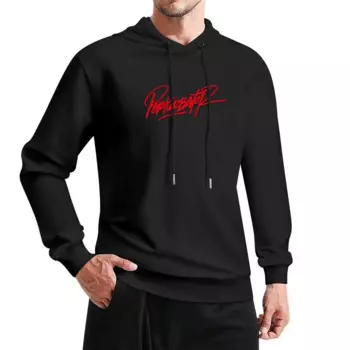 Пуловер с базовым логотипом Perturbator, мужская одежда, мужская одежда, одежда в корейском стиле, мужская одежда с капюшоном для мужчин