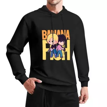 Пуловер с капюшоном Banana Fish, мужская дизайнерская одежда, мужская осенняя одежда, одежда в стиле аниме, блузка, японская толстовка