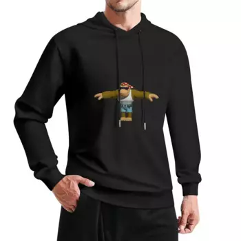Пуловер с капюшоном Funky Kong T-pose, толстовка большого размера в японском стиле
