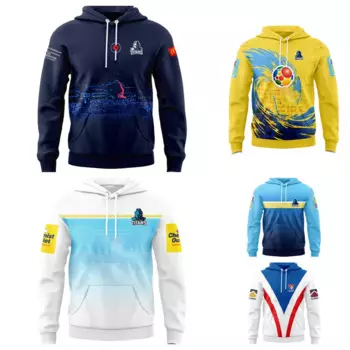 Пуловер с капюшоном Gold Coast Titans 2024 Home and Away (имя и номер на заказ)
