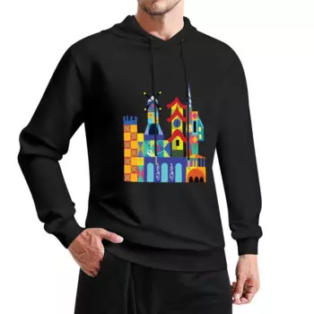 Пуловер с капюшоном Mary Blair City Scapes, футболки с рисунком, мужская корейская одежда, одежда в стиле аниме, мужская толстовка большого размера