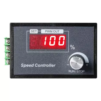 PWM контроллер скорости двигателя постоянного тока 6-60 в 30A с цифровым дисплеем и надежной печатной платой-идеально подходит для различных машин