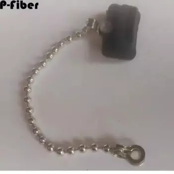 Пылезащитная заглушка USB 10 шт. с металлической фиксированной цепью, Женская Пылезащитная заглушка usb-a, Мягкая силиконовая заглушка