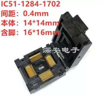 Qfp128 (0,4) обжигание, стандартная Фотографическая розетка 16x16 мм
