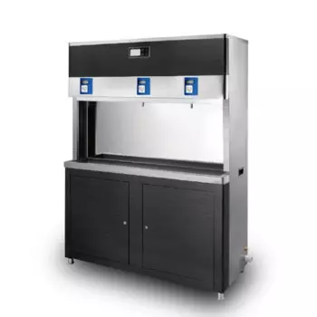 Qicen настраиваемый сенсорный шкаф 30-120L RO коммерческий дозатор горячей и холодной воды для школьного завода