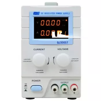 QJE прецизионный стабилизированный источник питания QJ3005T Высокоточный цифровой дисплей линейный Регулируемый источник питания постоянного тока 30 в 5 А стабилизатор