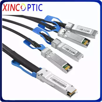 QSFP + 100G до 4xSFP + (25G) 2 м кабель DAC, 100G QSFP + до 4 * SFP + 30AWG пассивный медный кабель Twinax прямого прикрепления