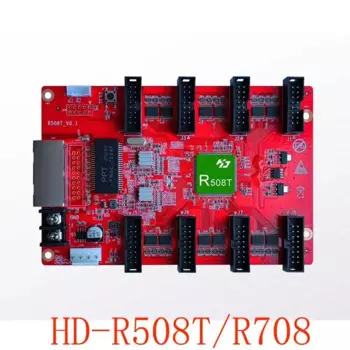 R508T/R708 HD приемная карта, асинхронная система управления, карта памяти, дисплей для помещений и улицы, модуль экрана, рекламная система