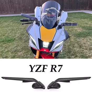 R7 аксессуары зеркала крыла YZF R7 зеркала для Yamaha YZFR7 мотоциклетные зеркала 2021 2022 незаметные зеркала спортивные зеркальные крылья