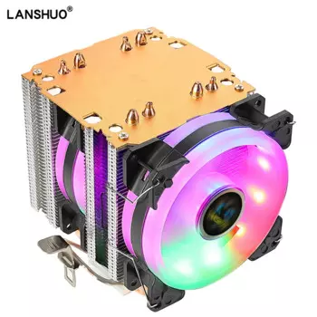 Радиатор ЦП LGA X79 X99, лампа охлаждения 90 мм, 4 контакта, ШИМ, для Intel 1200 1155 1366 AMD3 AM4