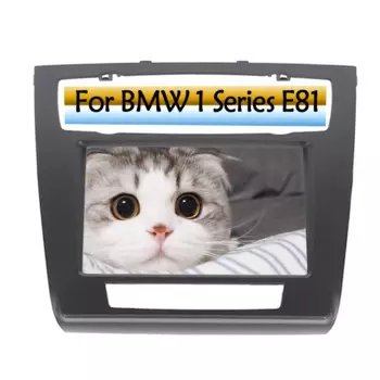 Радиоприемник Для BMW 1-Series E81 e82 e87 e88 2007-2011, 2DIN, кронштейн, чехол для DVD-плеера, рамка, автомобильная стереосистема, радиоустановка, приборная панель