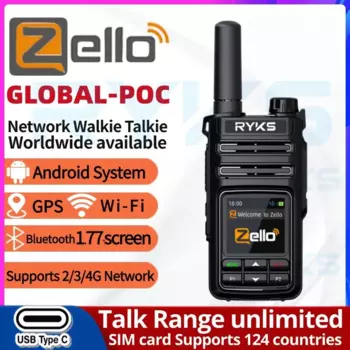 Радиоприемник Zello на большие расстояния, 4G LTE, 100 км